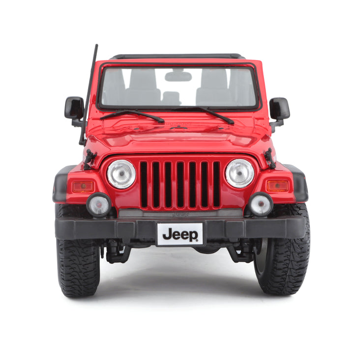 1/18  - JEEP WRANGLER RUBICON (Collectible Scale Model 14+) Red
