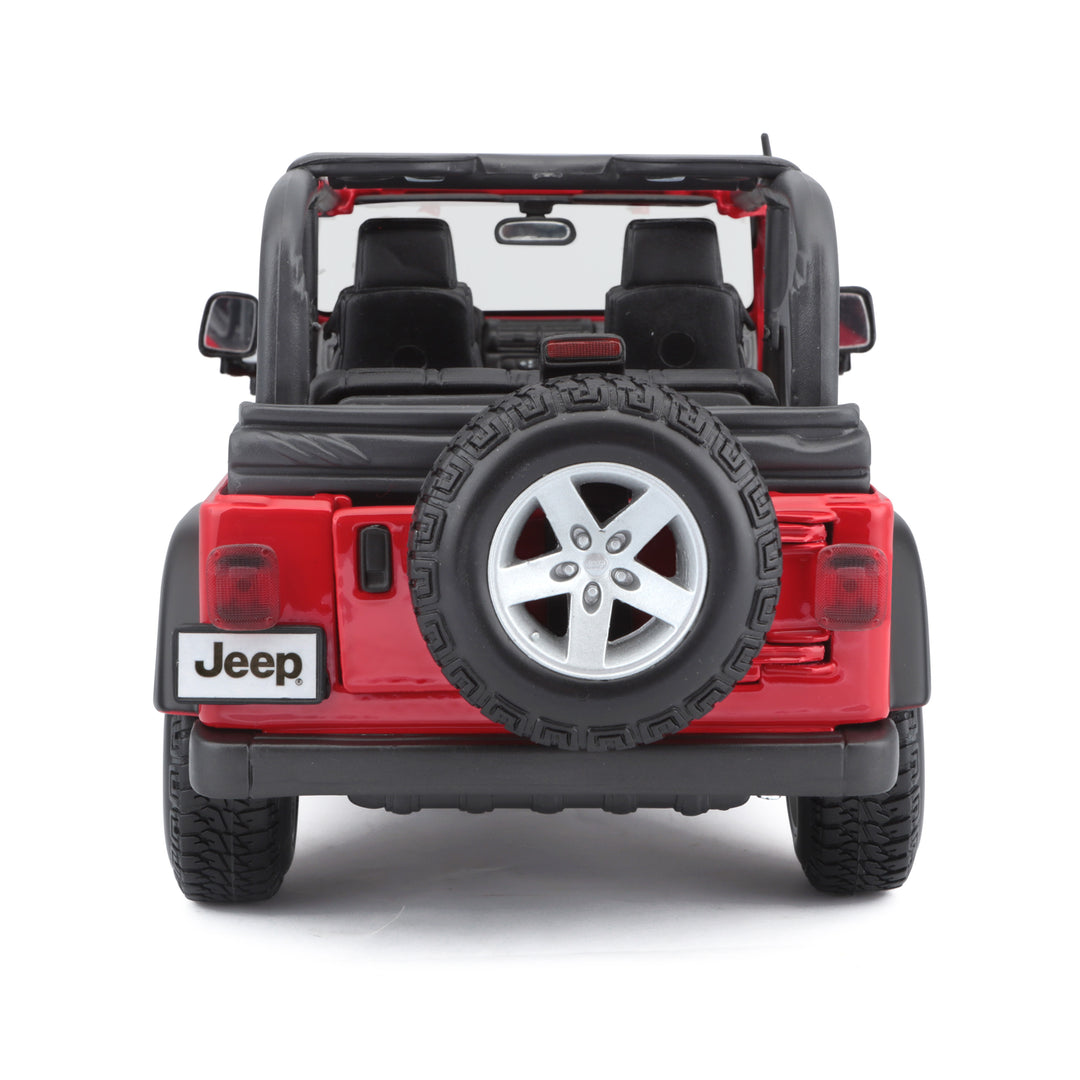 1/18  - JEEP WRANGLER RUBICON (Collectible Scale Model 14+) Red