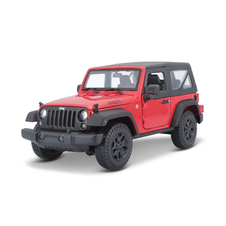 1/18  - 2014 Jeep Wrangler (Collectible Models 14+) Red