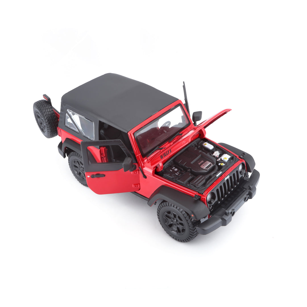1/18  - 2014 Jeep Wrangler (Collectible Models 14+) Red