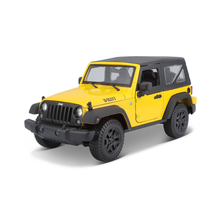 1/18  - 2014 Jeep Wrangler (Collectible Models 14+) Yellow