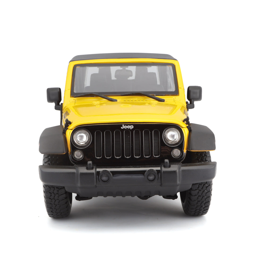 1/18  - 2014 Jeep Wrangler (Collectible Models 14+) Yellow