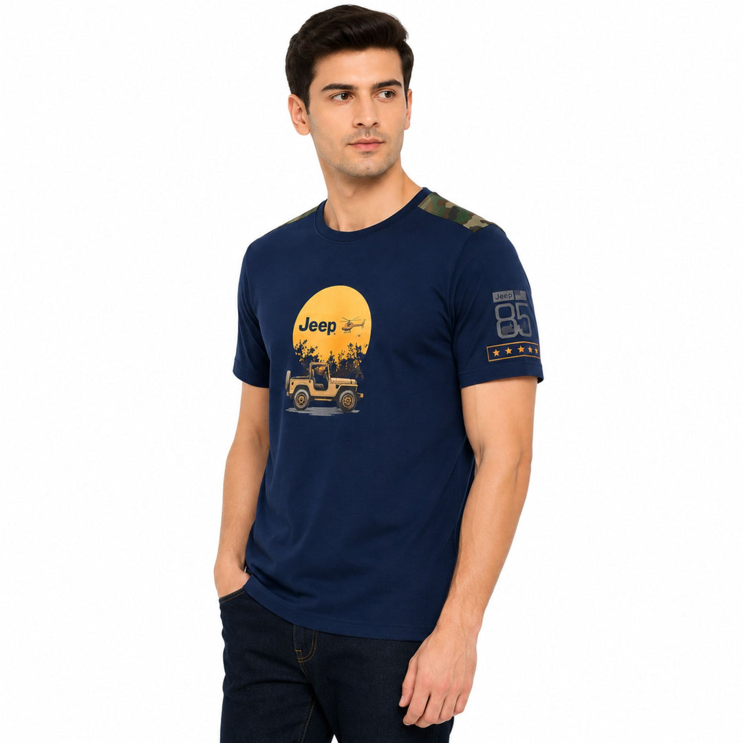 Jeep 85th Anniversary Graphic T-Shirt – Navy Blue