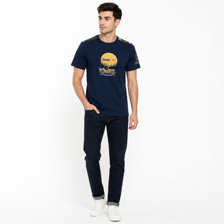 Jeep 85th Anniversary Graphic T-Shirt – Navy Blue