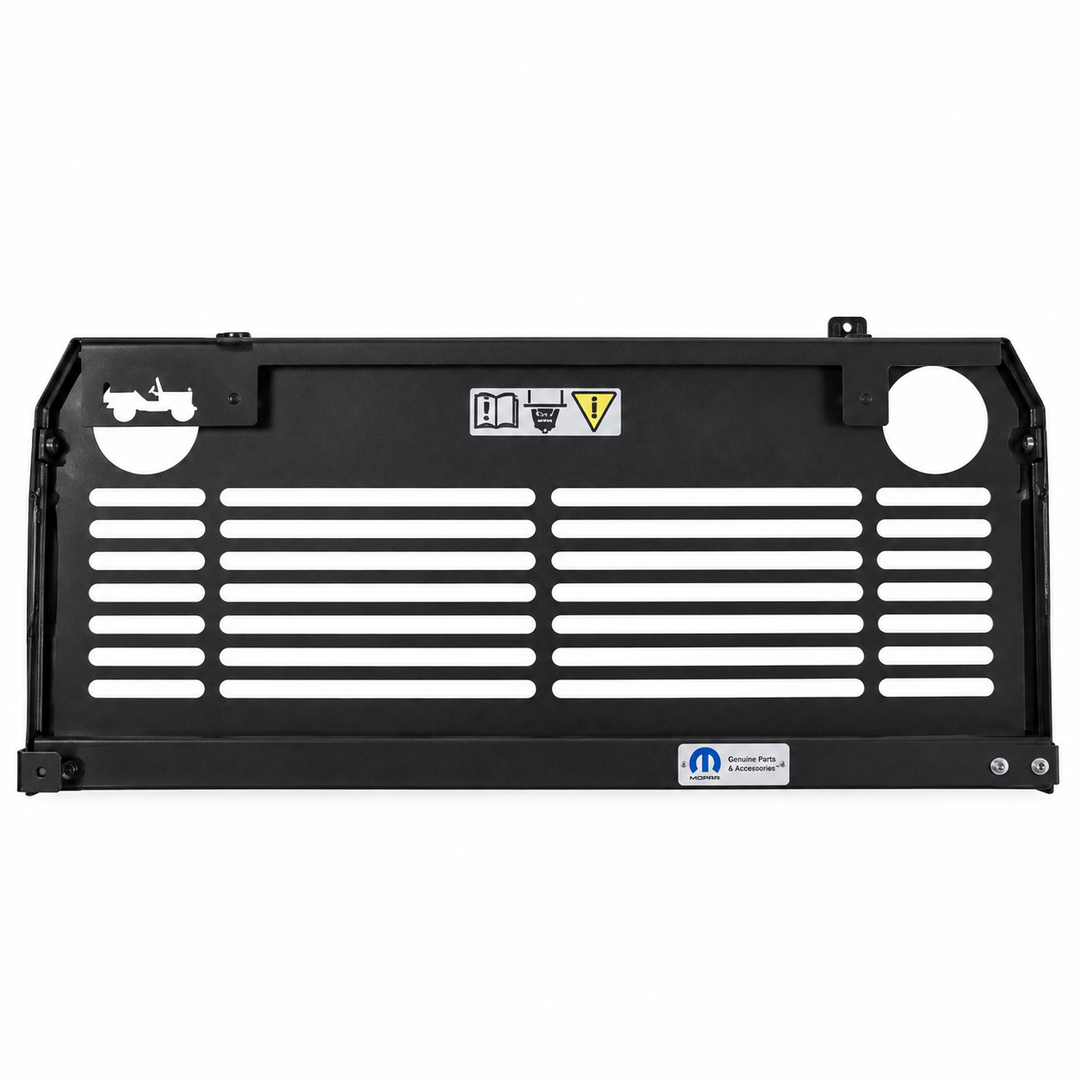 Tailgate Table – Black Powdercoated Steel – Jeep Wrangler
