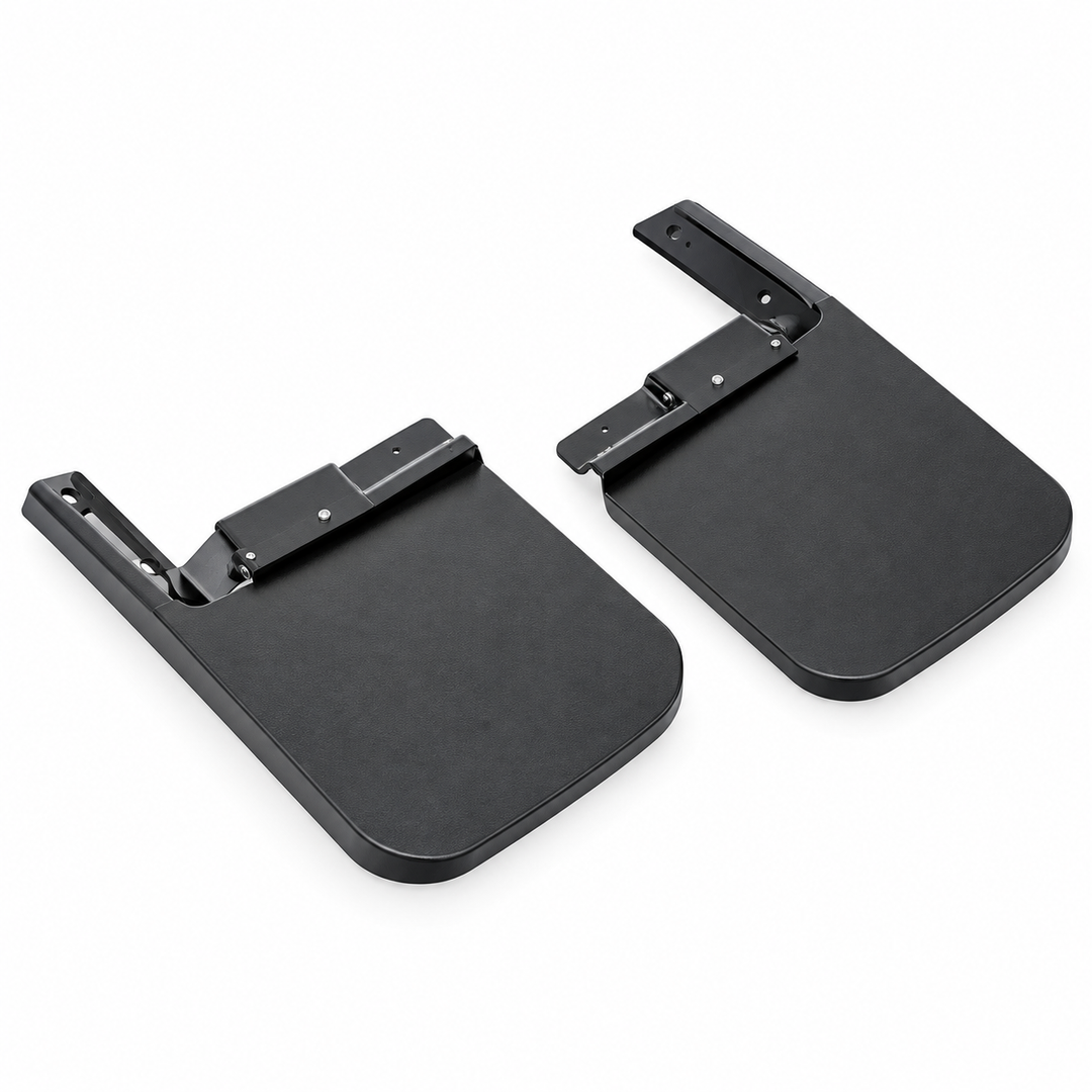 Front Splash Guards for Jeep Wrangler JL 4-Door – Sahara & Sport Non-4xe, Black Paintable Mud Flap