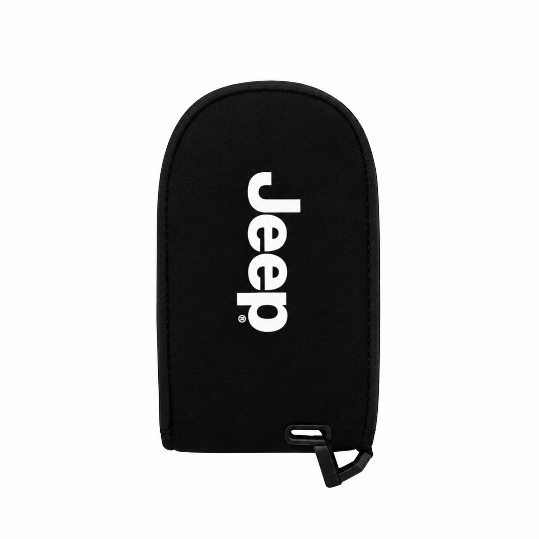 Jeep Key Fob Cover – Black Silicone Car Key Case