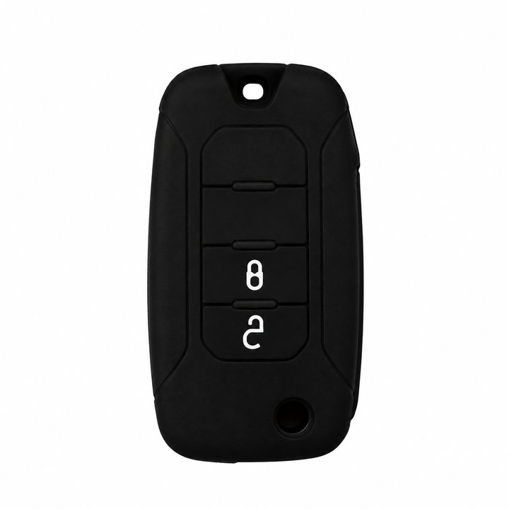 Jeep Black Key Fob Cover – Protective Silicone Car Key Case