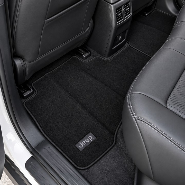 Jeep Black Car Carpet Mat – Premium Floor Mat for SUV Interior