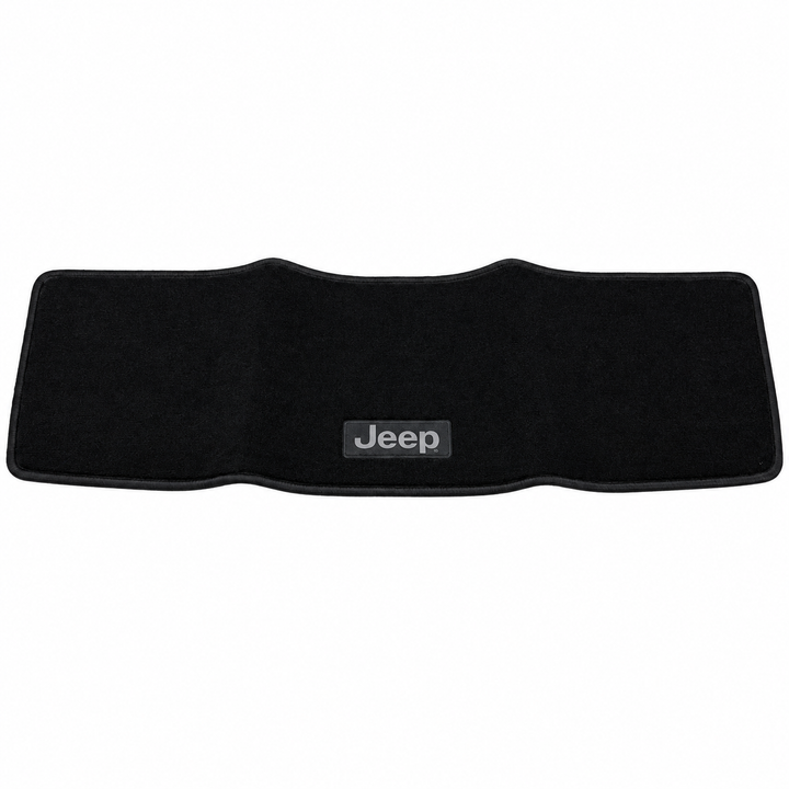 Jeep Black Premium Car Floor Mat – Full Coverage Carpet Floor Mat with Jeep Logo