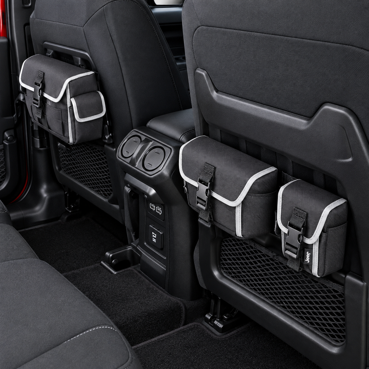 Jeep Black Car Organizer Bag – Padded Storage Bag