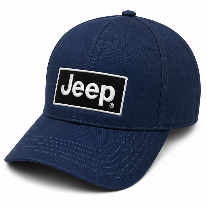 Jeep Navy Blue Logo Cap