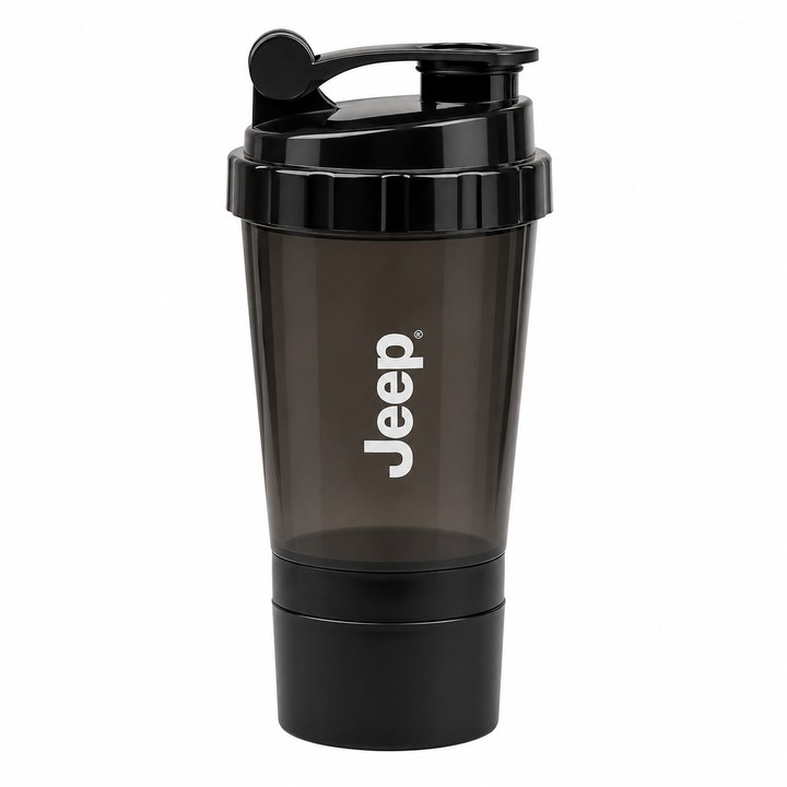 Jeep Plastic Shaker Bottle – Black