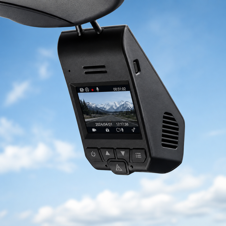 Dual-View Dash Cam – Front & Rear