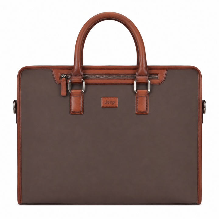 Jeep Laptop Bag Brown – Premium Rugged Travel Gear | Gear Jeep India