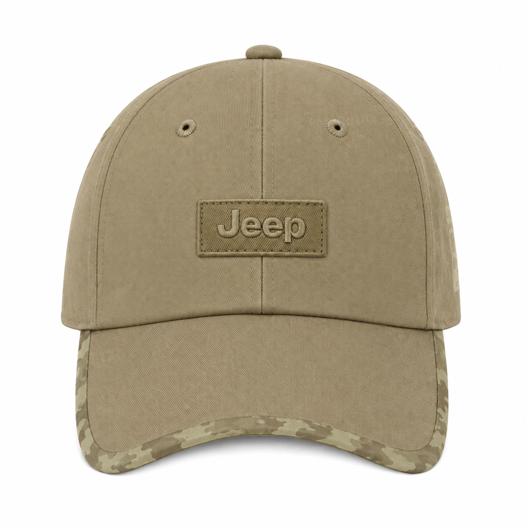 Jeep 85th Anniversary Khaki Cap | Adjustable Fit
