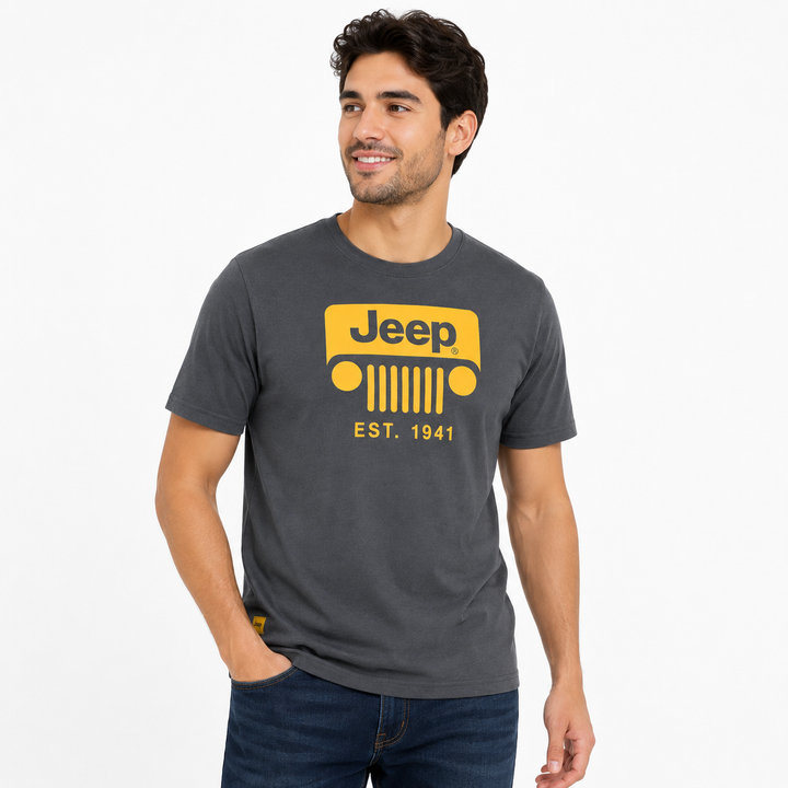 Iconic Print T-Shirt - Grey