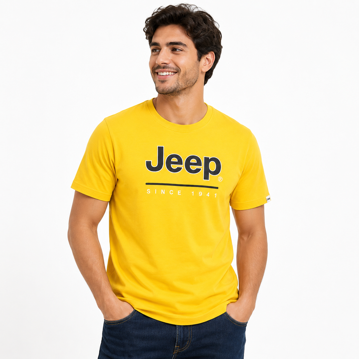 Iconic Print T-Shirt - Yellow