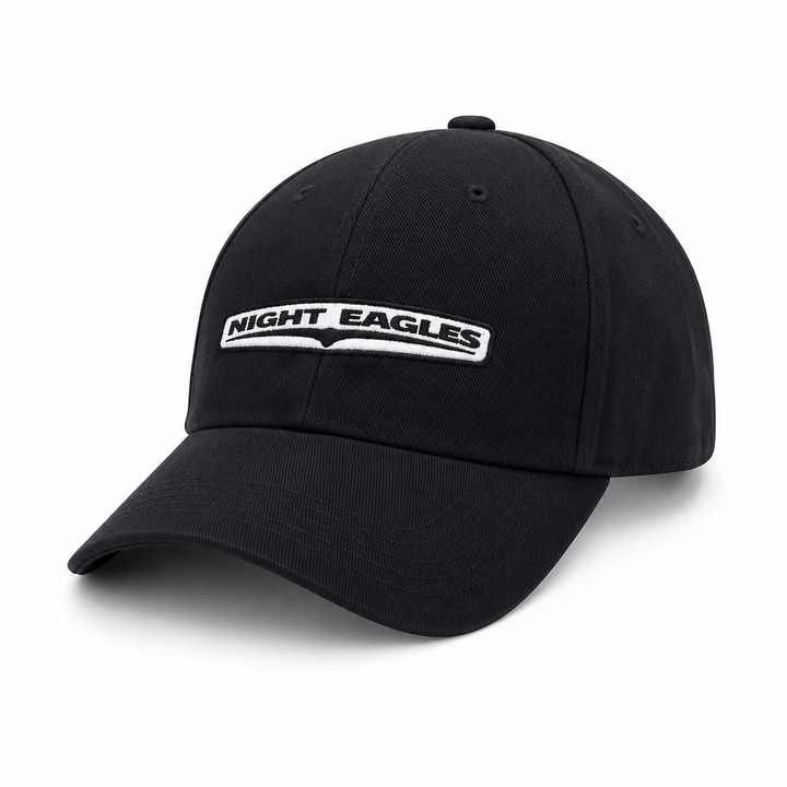 Jeep Night Eagle Black Baseball Cap
