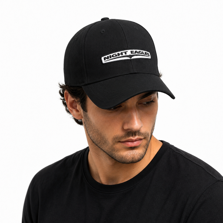 Jeep Night Eagle Black Baseball Cap