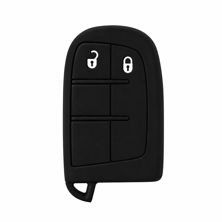 Jeep Key Fob Cover – Black Silicone Car Key Case