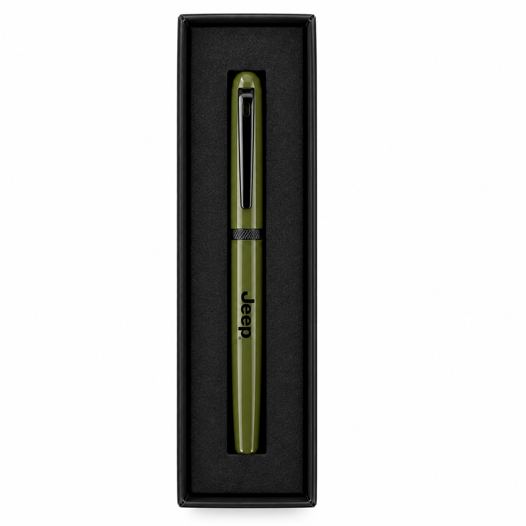 Jeep Magnetic Pen – Olive Green Ballpoint Pen