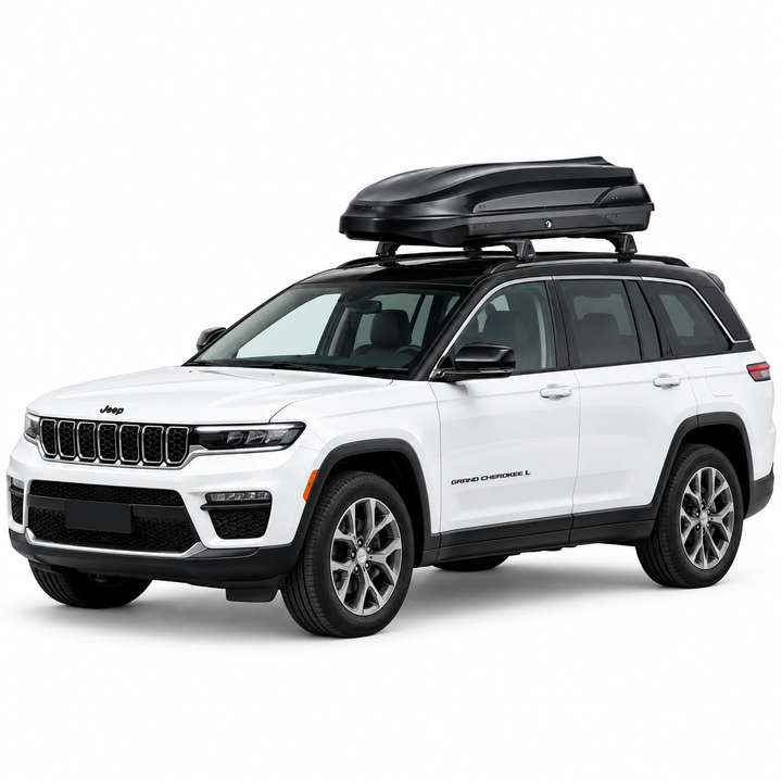 Jeep Premium Roof Cargo Box – Rooftop Car Storage Carrier.