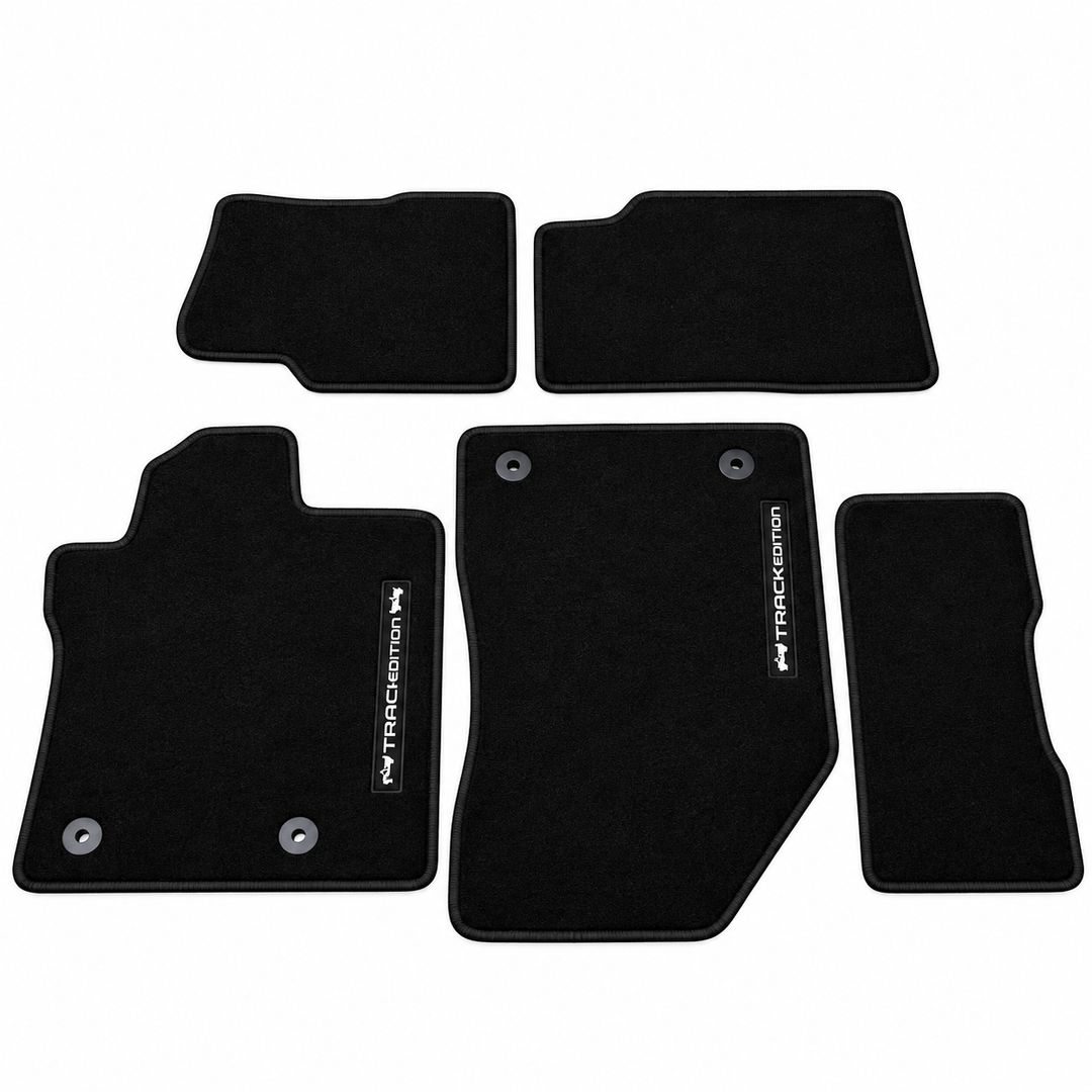 Jeep Track Edition Black Car Floor Mats – Premium Carpet Mat Set
