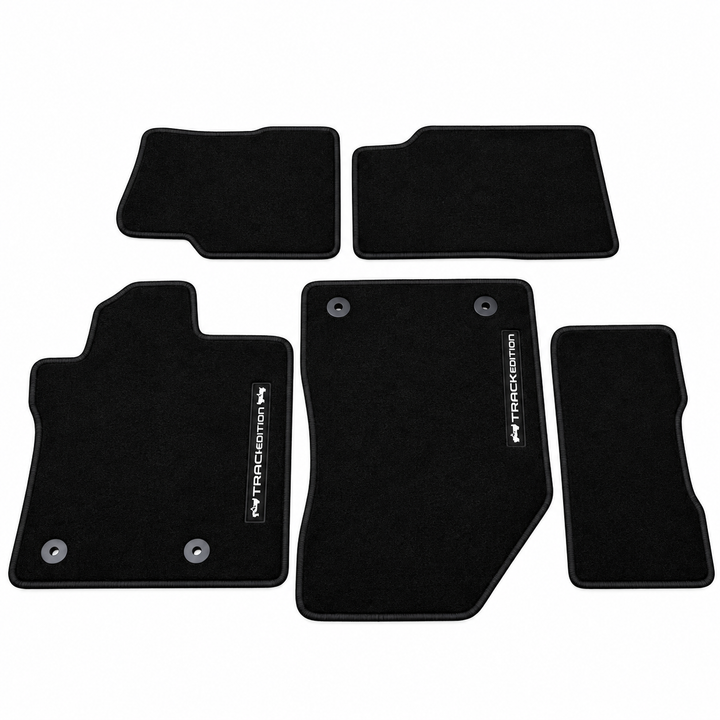 Jeep Track Edition Black Car Floor Mats – Premium Carpet Mat Set