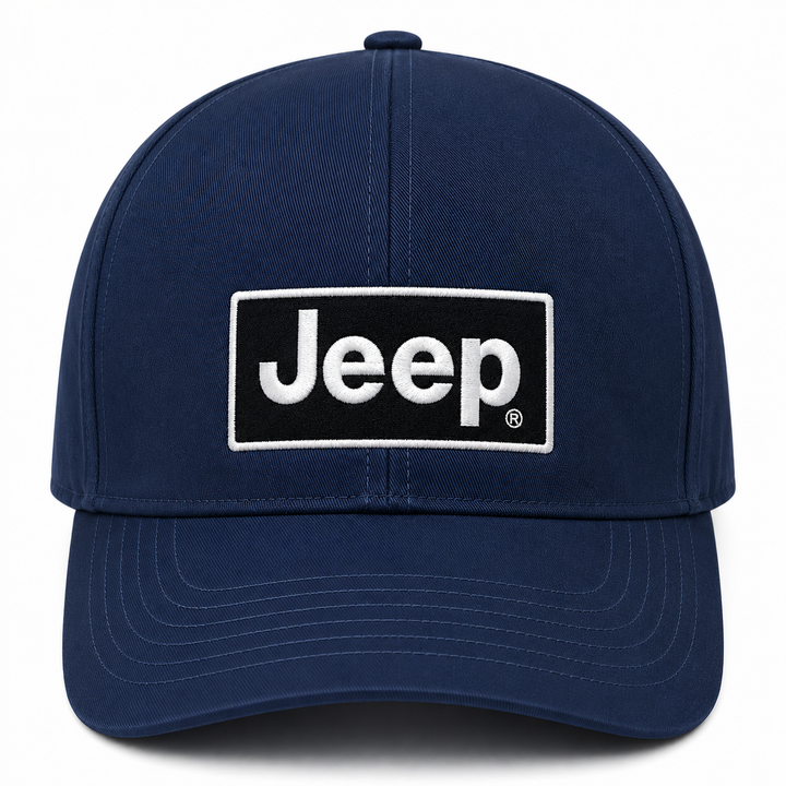 Jeep Navy Blue Logo Cap