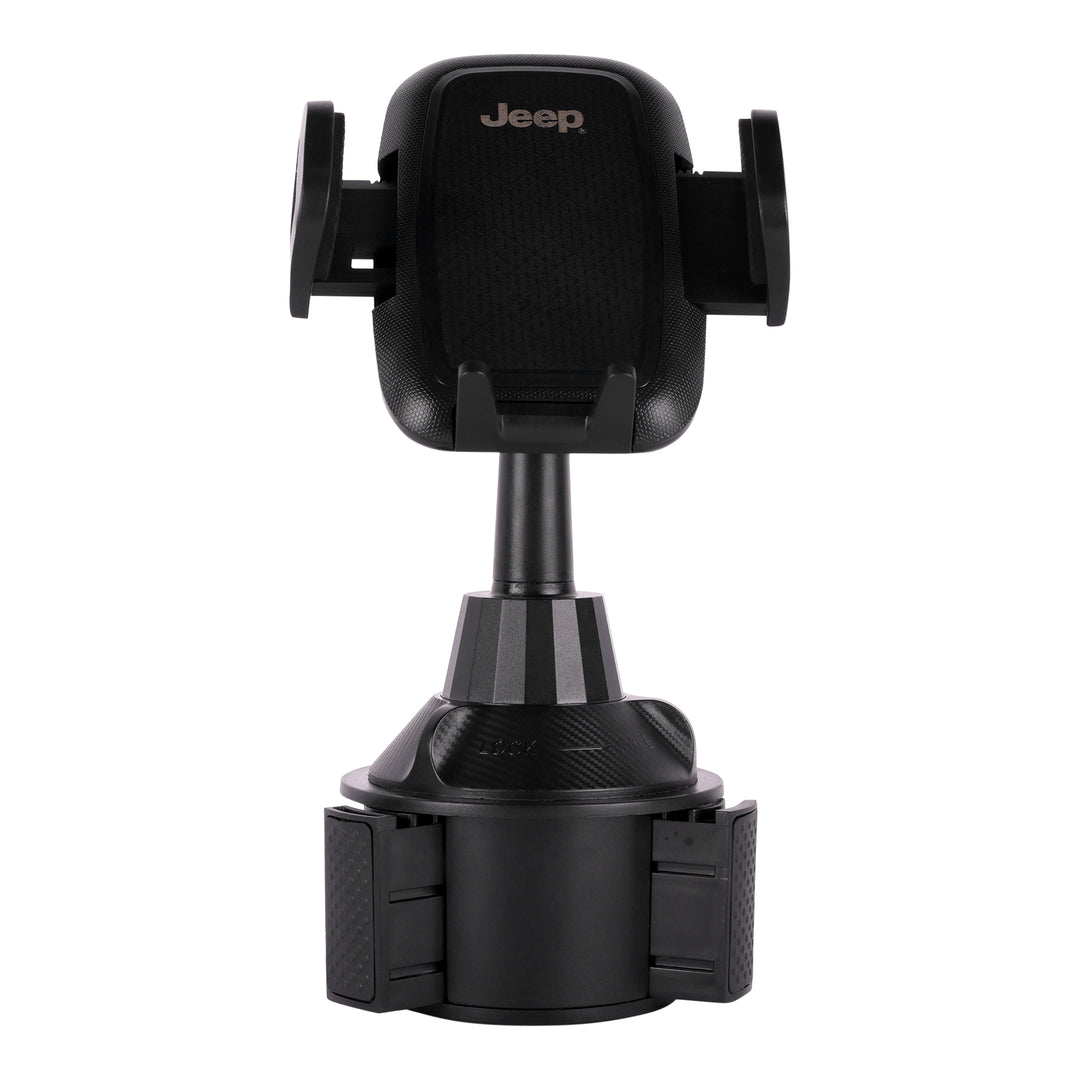 Jeep Adjustable Cup Holder Mobile Mount – 360° Rotating Car Phone Holder for Secure Fit
