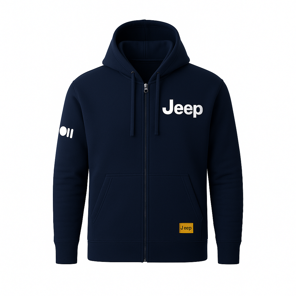 Jeep Sweatshirt Hoodie navy blue