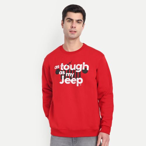 Men Sweatshirt - Red