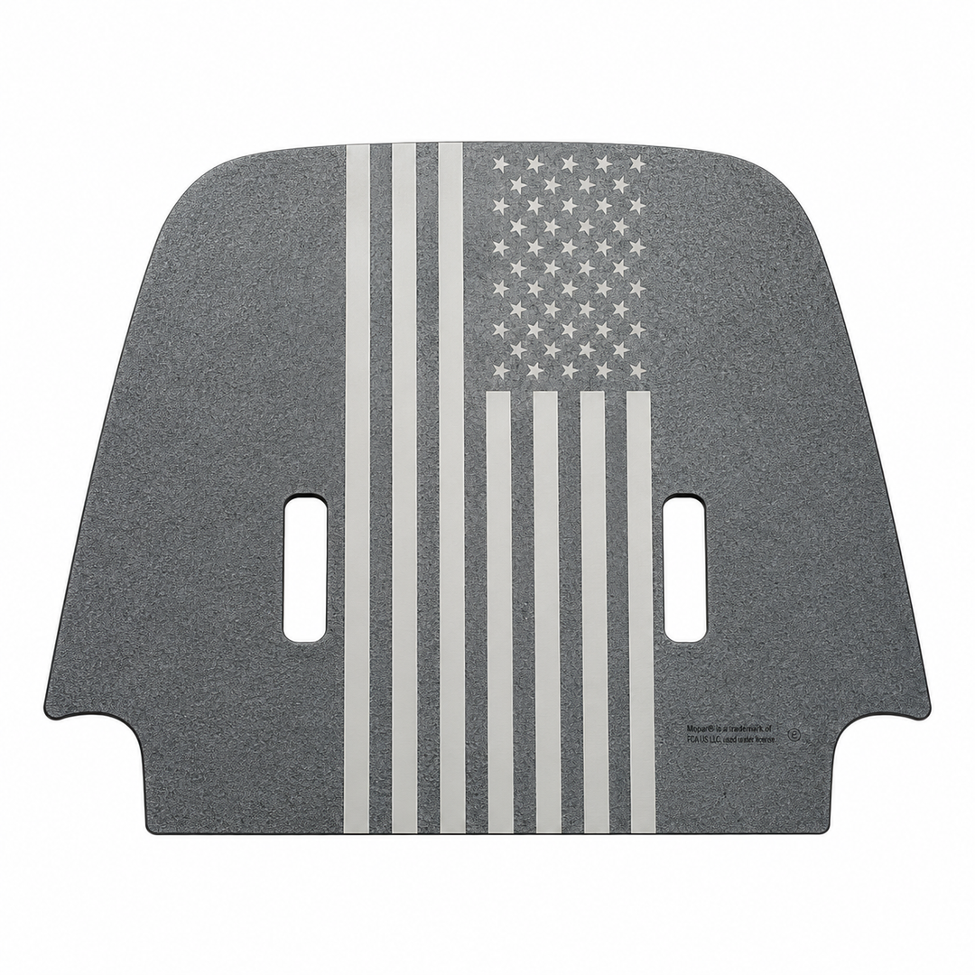 USA Flag Decal for Jeep Wrangler JL (2018+) – American Flag Hood Graphic