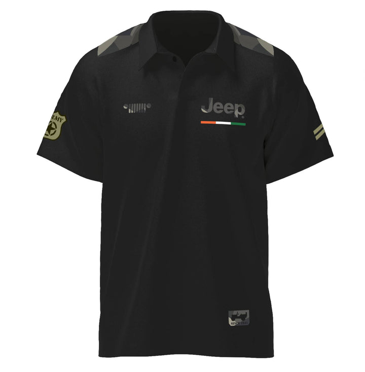 Jeep Star Polo T-Shirt (Black)