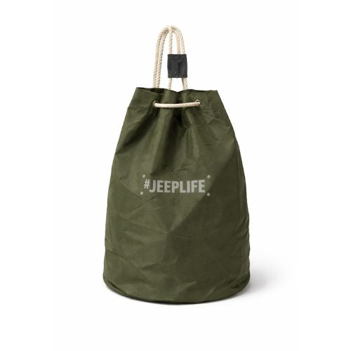 Jeep #JEEPLIFE Drawstring Backpack | Lightweight Travel, Gym & Outdoor Rope Bag for Men & Women