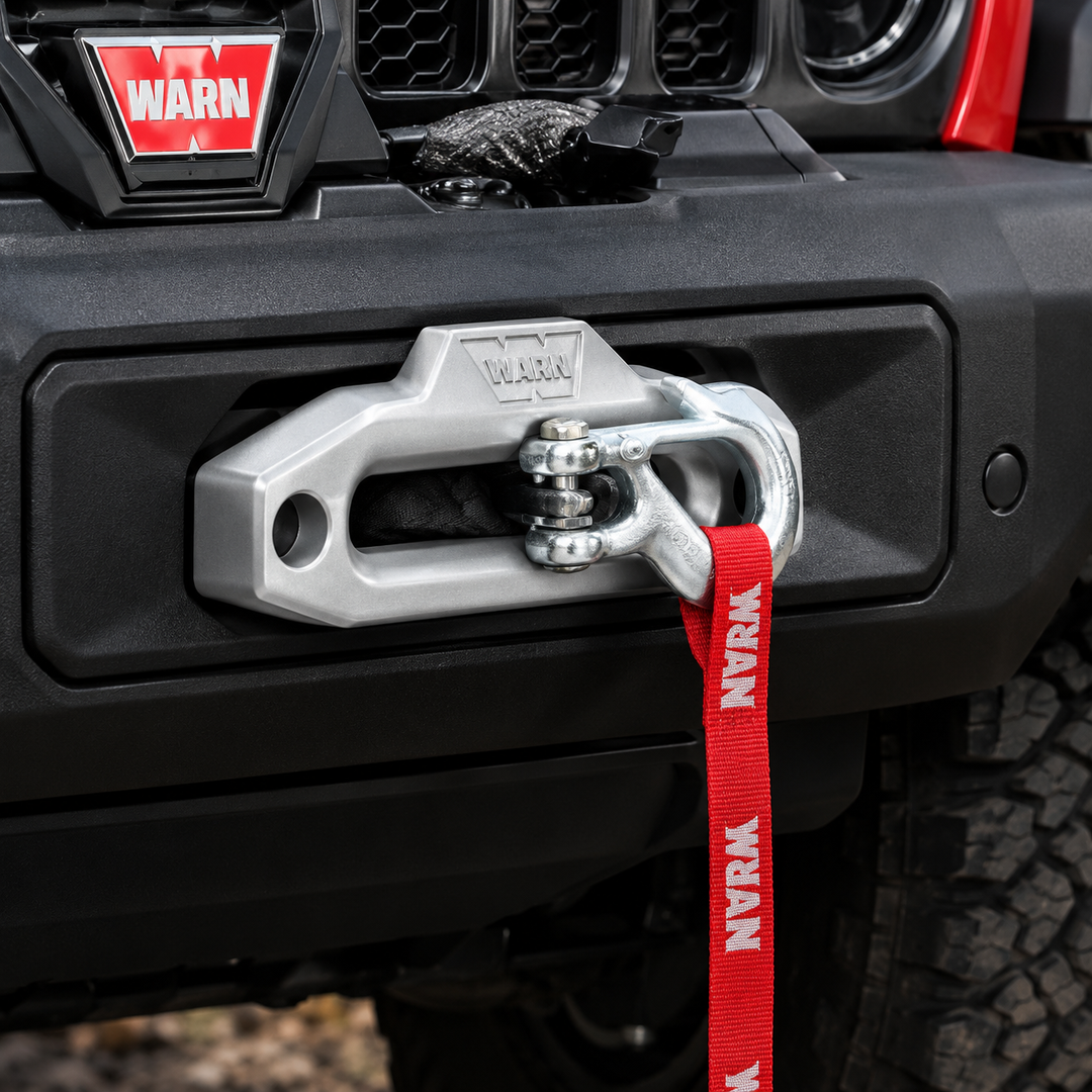 Jeep Wrangler Centered Winch Fairlead Adapter Plate | Winch Mounting Plate