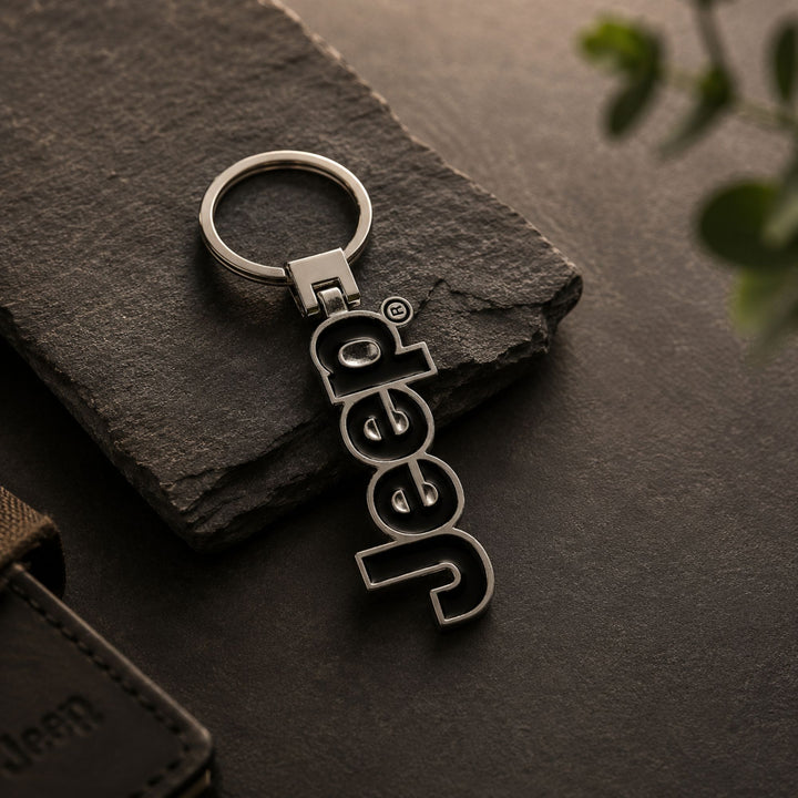 Jeep Metal Logo Keychain