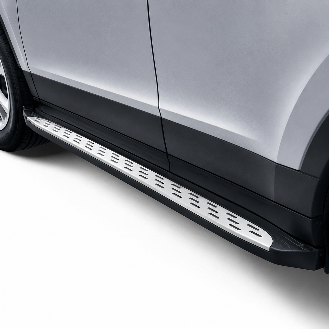 Jeep Side Steps with Anodized Aluminum Tread Plate
