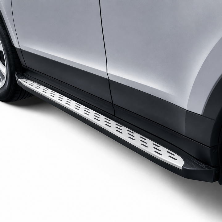 Jeep Side Steps with Anodized Aluminum Tread Plate